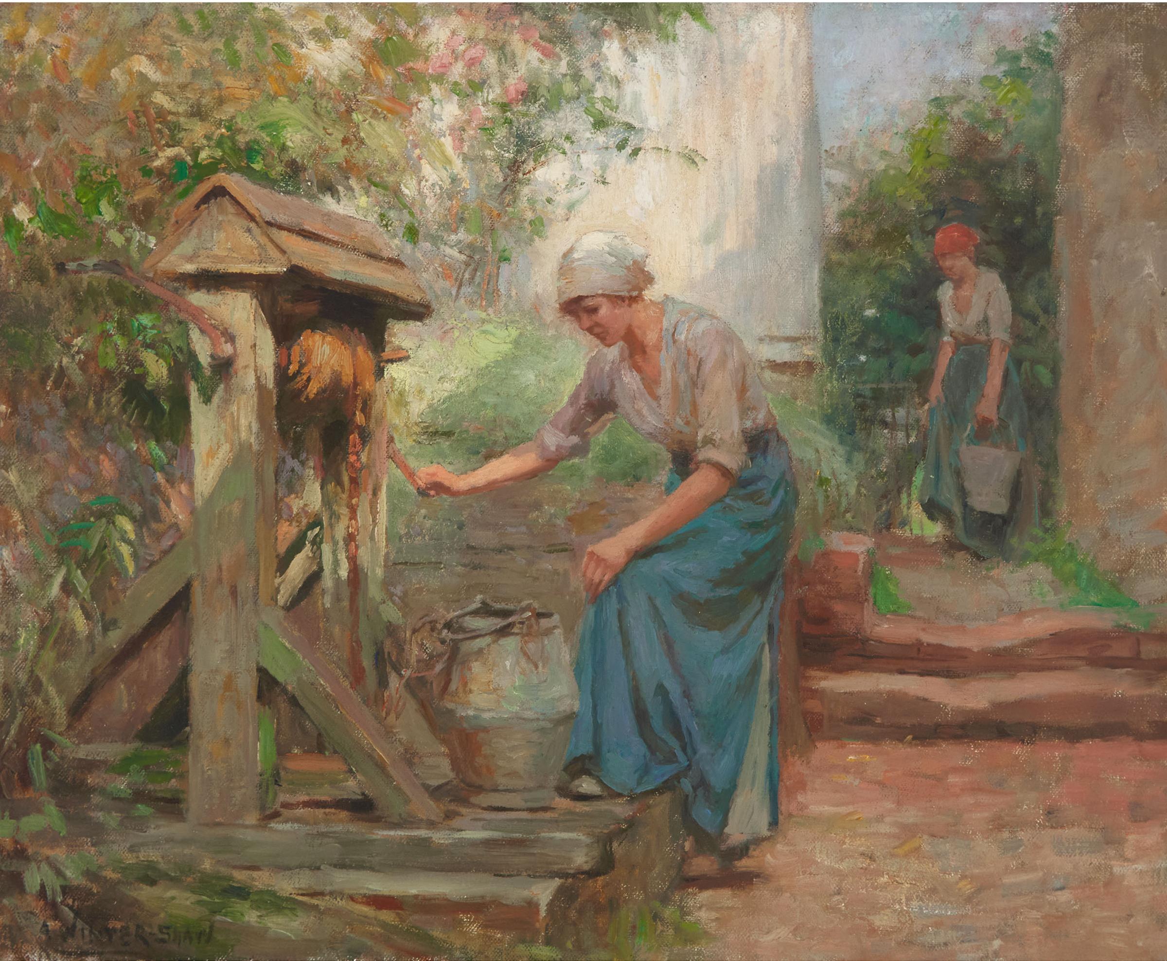 Arthur Winter-Shaw (1869-1948) - At The Well