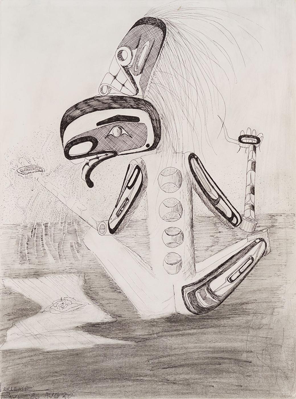 Lawrence Paul Yuxweluptun (1957) - Untitled