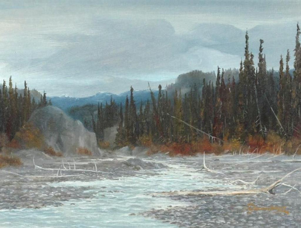 Allan Robert Thompson (1949) - River Landscape