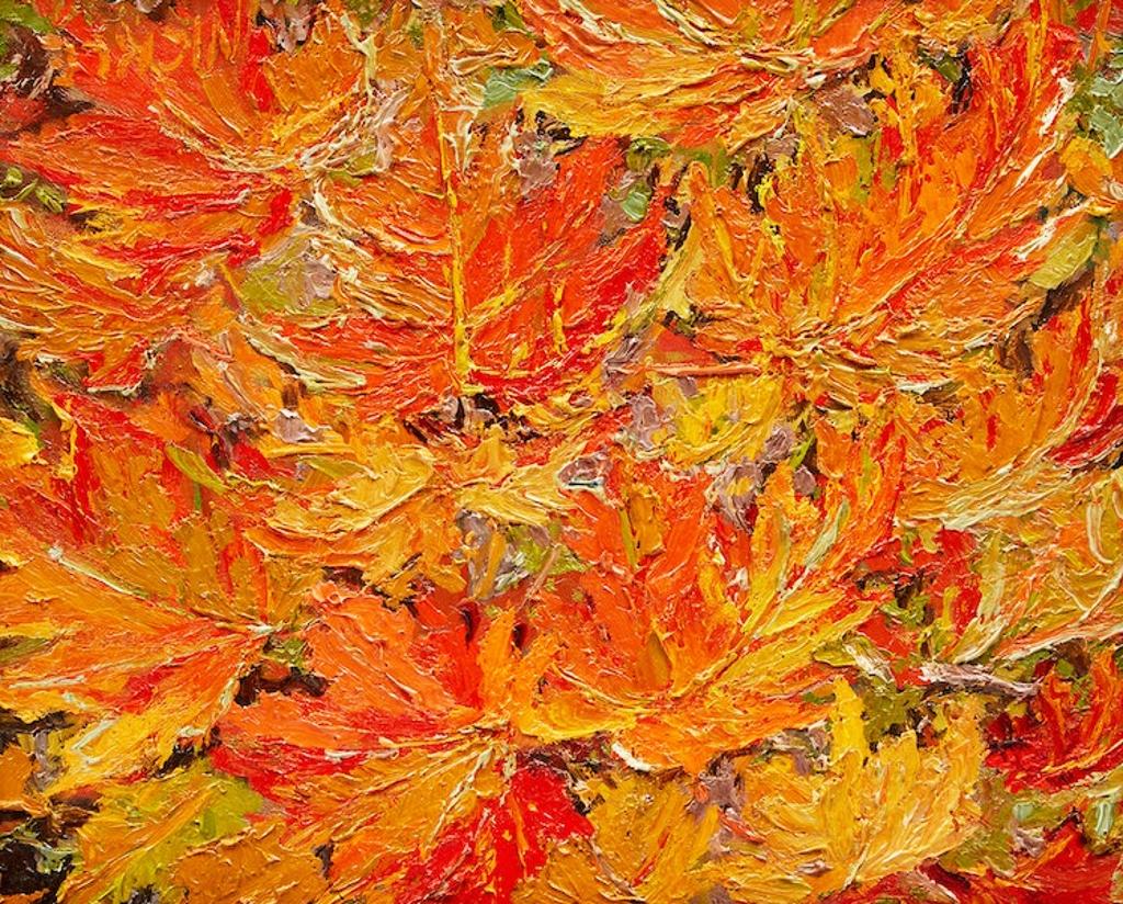 Lawrence Nickle (1931-2014) - Autumn Leaves (Armour Twp., Dist. of Parry Sound, Ont.)