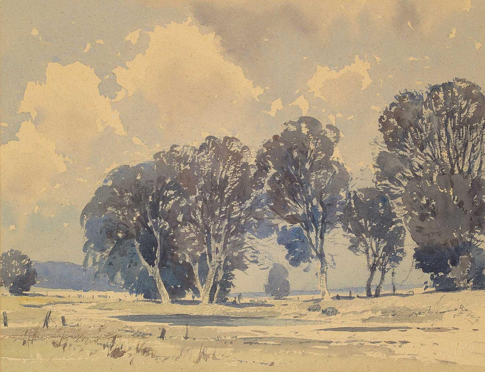 Alfred Crocker Leighton (1901-1965) - Shade Trees, Kent