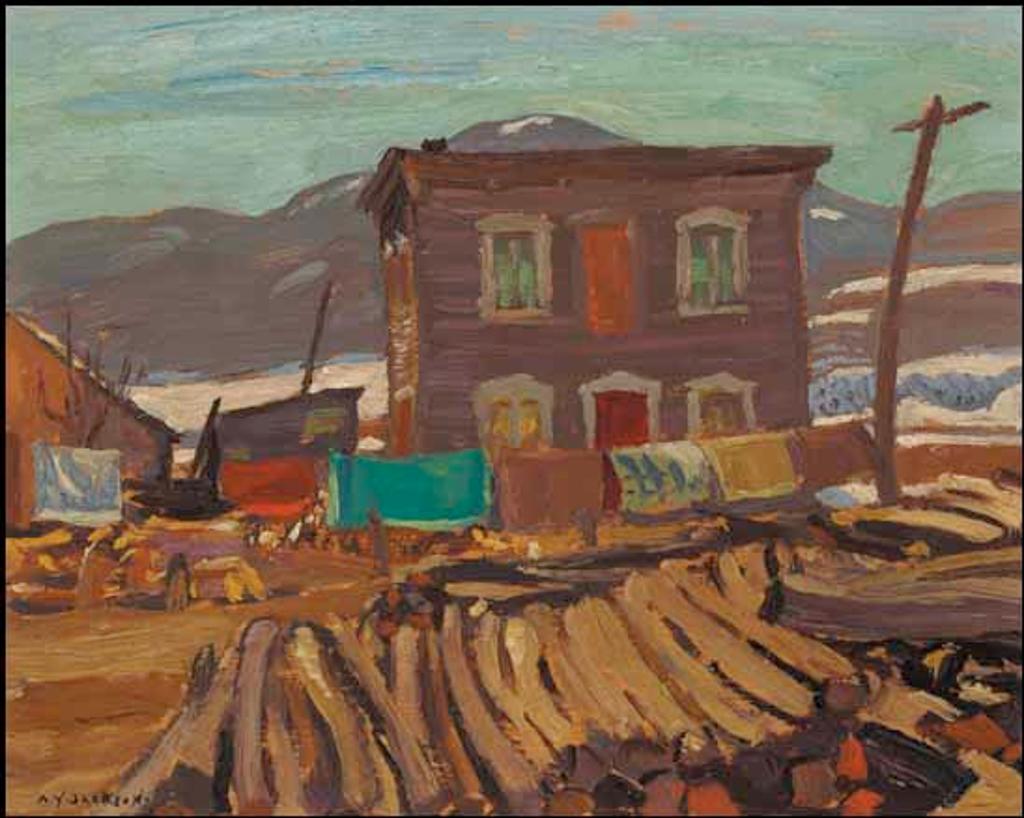Alexander Young (A. Y.) Jackson (1882-1974) - House at Baie-Saint-Paul / Baie-Saint-Paul (verso)