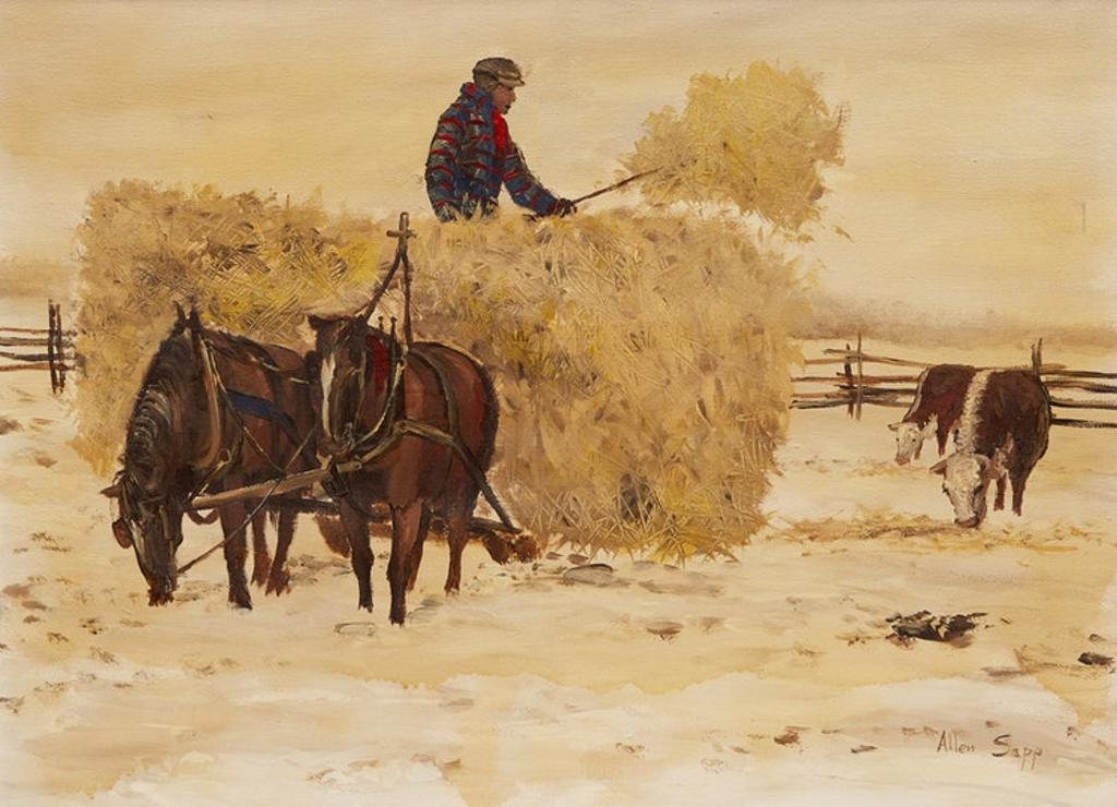 Allen Fredrick Sapp (1929-2015) - Bringing in the Hay