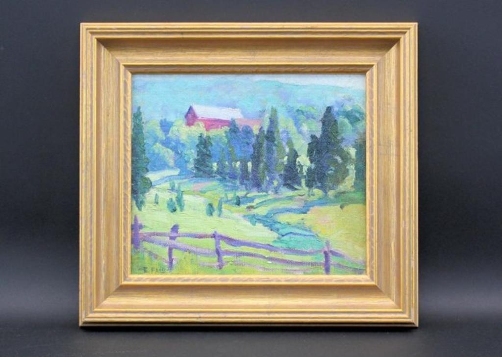 Eunice Fais (1901-1996) - Landscape With Barn