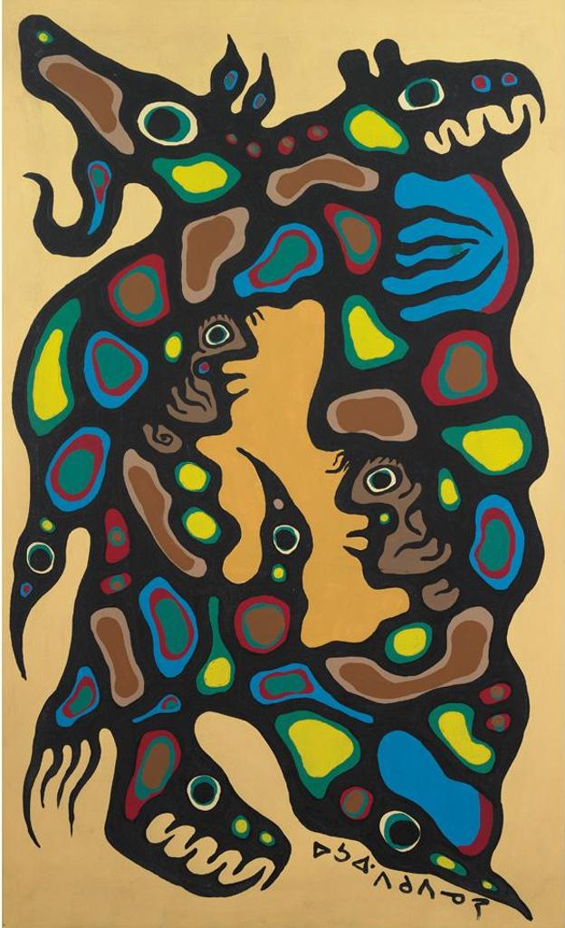 Norval H. Morrisseau (1931-2007) - Nature As One, 1977