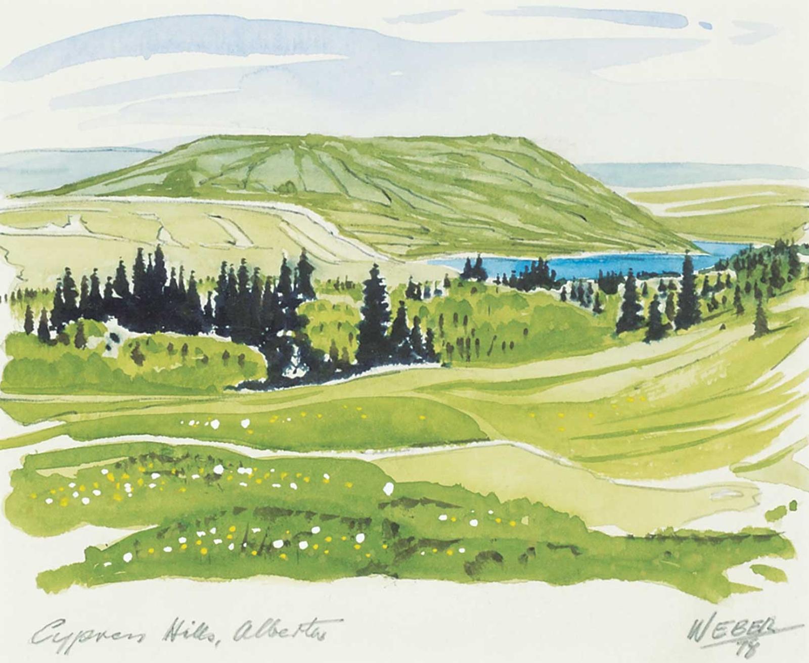 George Weber (1907-2002) - Cypress Hills, Alberta