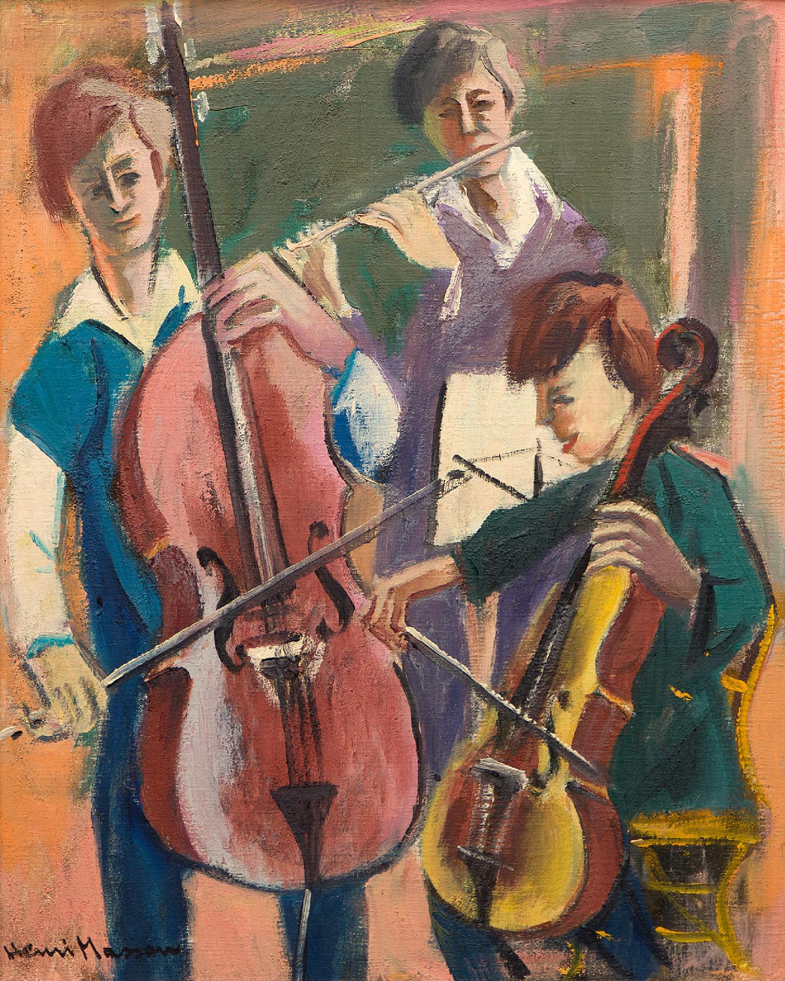Henri Leopold Masson (1907-1996) - Sans titre / Untitled (Trio), c. 1980