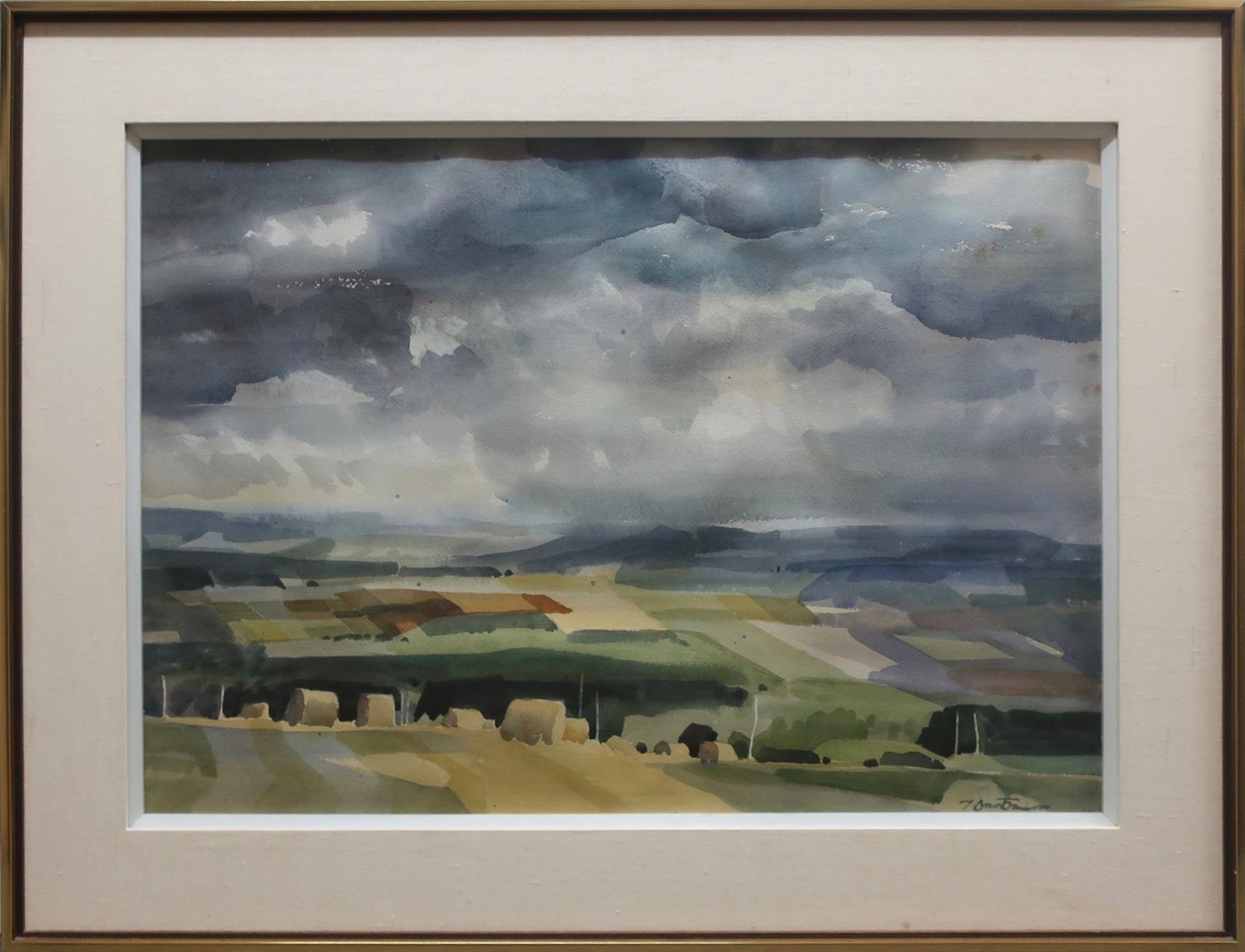 Donald Mackay Houstoun (1916-2004) - Storm Over Beaver Valley