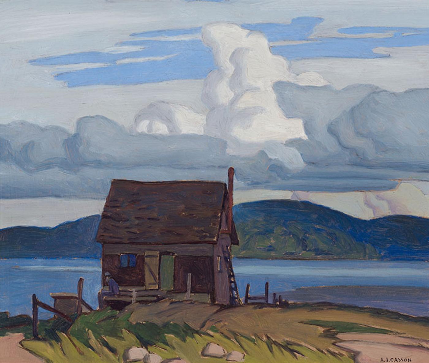Alfred Joseph (A.J.) Casson (1898-1992) - Old Cabin Haliburton