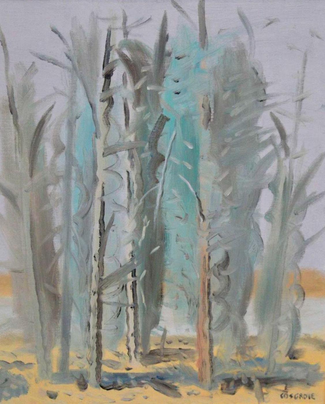 Stanley Morel Cosgrove (1911-2002) - Huile sur toile cartonnée