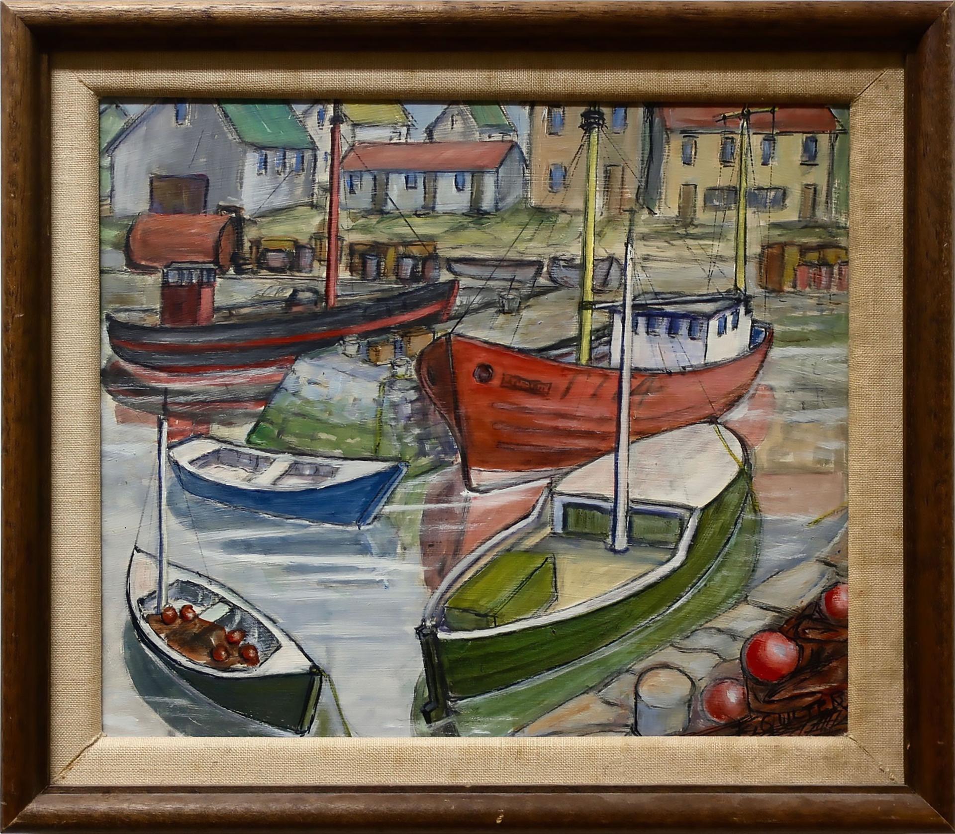 Florence Thompson Quilter - Fishing Boats - Dingle, Co. Kerry