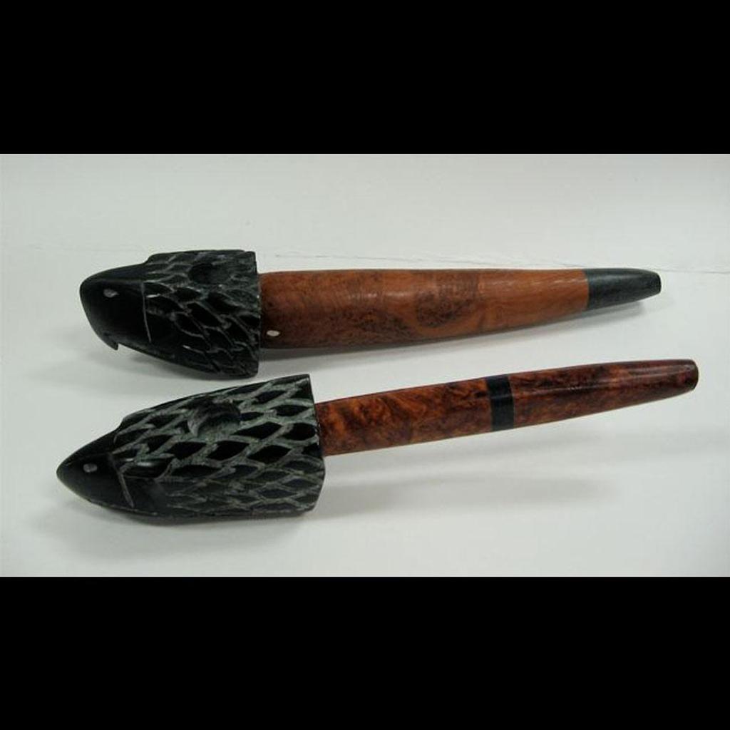 Samuel G. Dimmick - Two Eagle Head Pipes