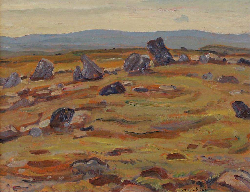 Alexander Young (A. Y.) Jackson (1882-1974) - Coppermine Country; 1951