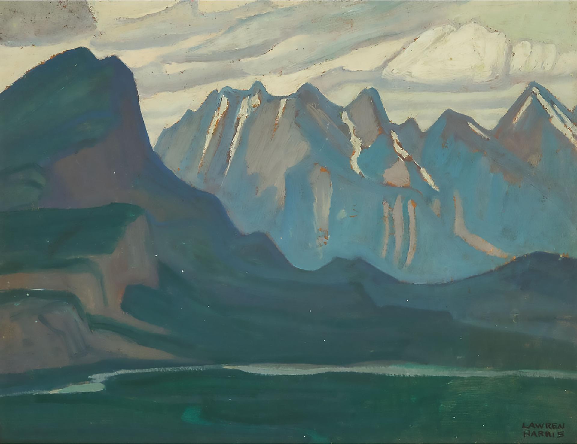 Lawren Stewart Harris (1885-1970) - Athabasca River, Jasper, 1924