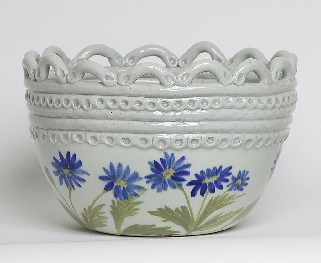 Maria Gakovic (1913-1999) - Untitled - Bowl with Interior and Exterior Floral Motif