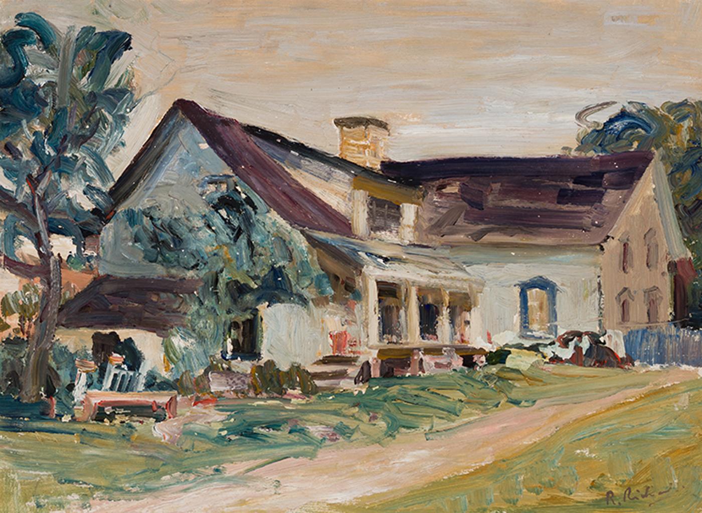 René Jean Richard (1895-1982) - La maison du peintre