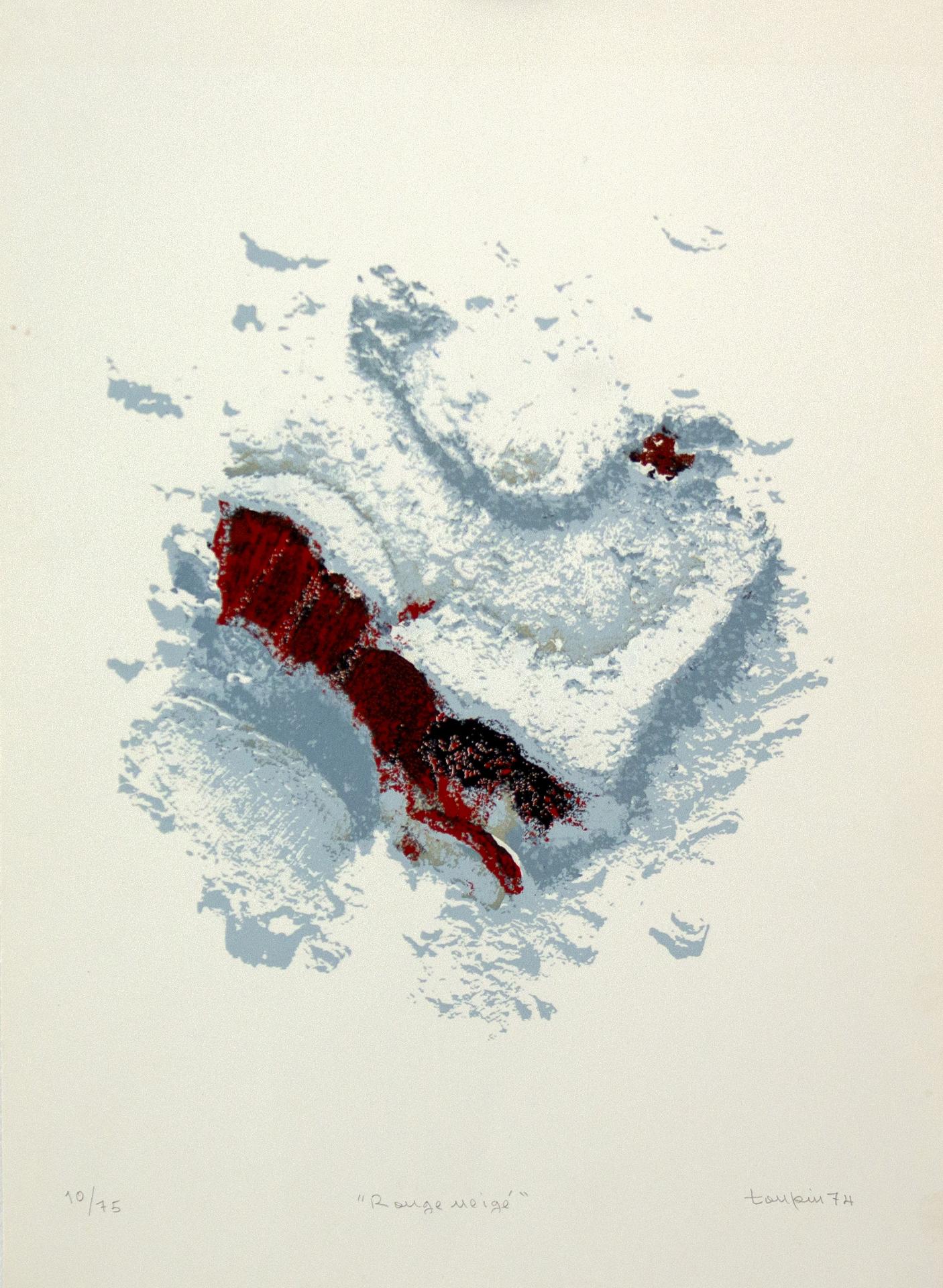 Fernand Toupin (1930-2009) - Rouge neigé, 1974