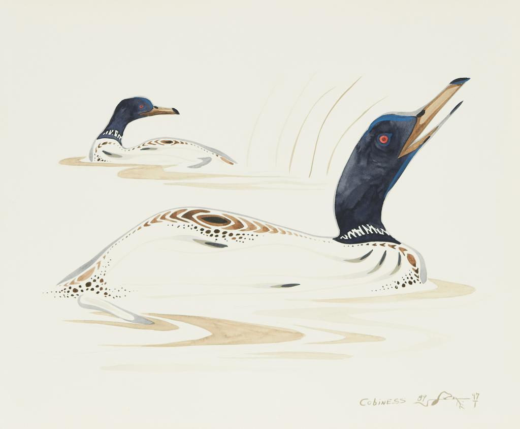 Eddy Cobiness (1933-1996) - Loons; Grouse; Eagle