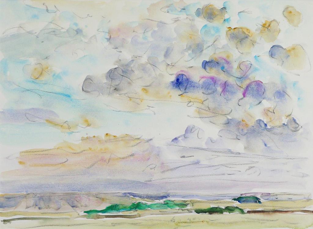 Dorothy Elsie Knowles (1927-2001) - Running Clouds; 1980