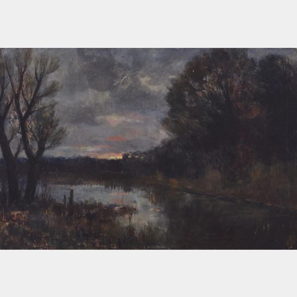 John A. Hammond (1843-1939) - Sunset On River
