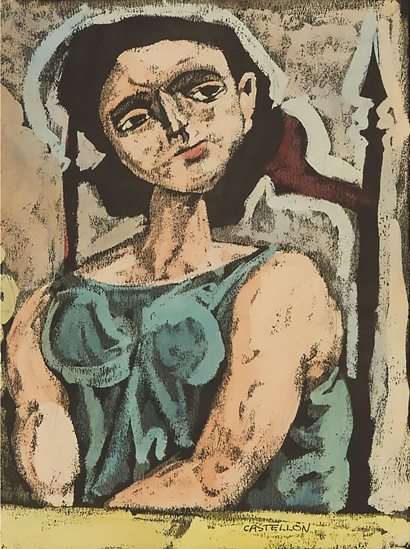 Federico Castellón - Portrait Of A Woman, Circa 1935