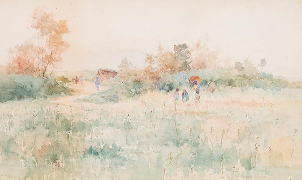 Kinichiro Ishikawa (1871-1945) - Untitled – Impressionist Landscape