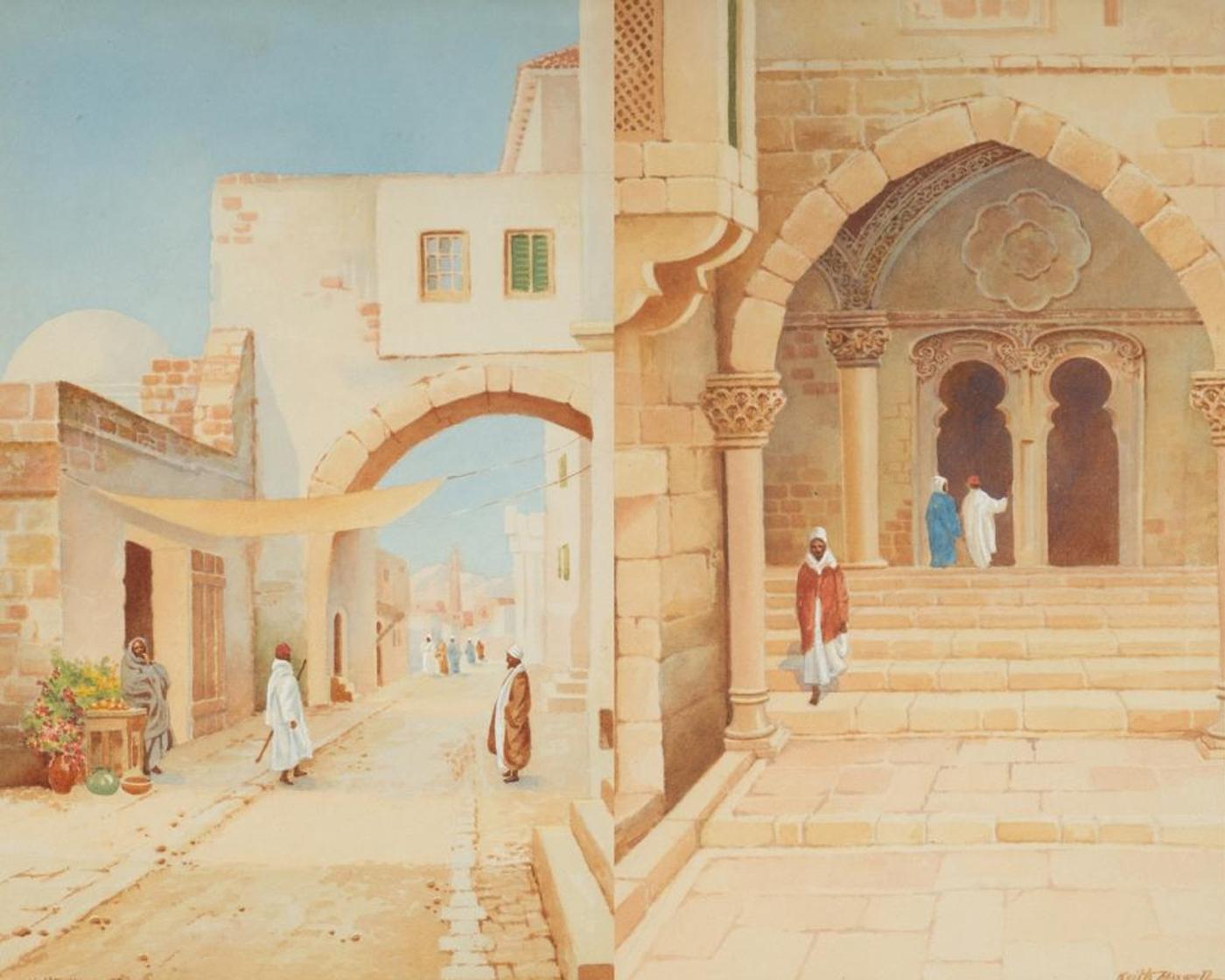 Keith Maxwell (1958) - Temple Near the Way of Tears Arch of Ecce Homo