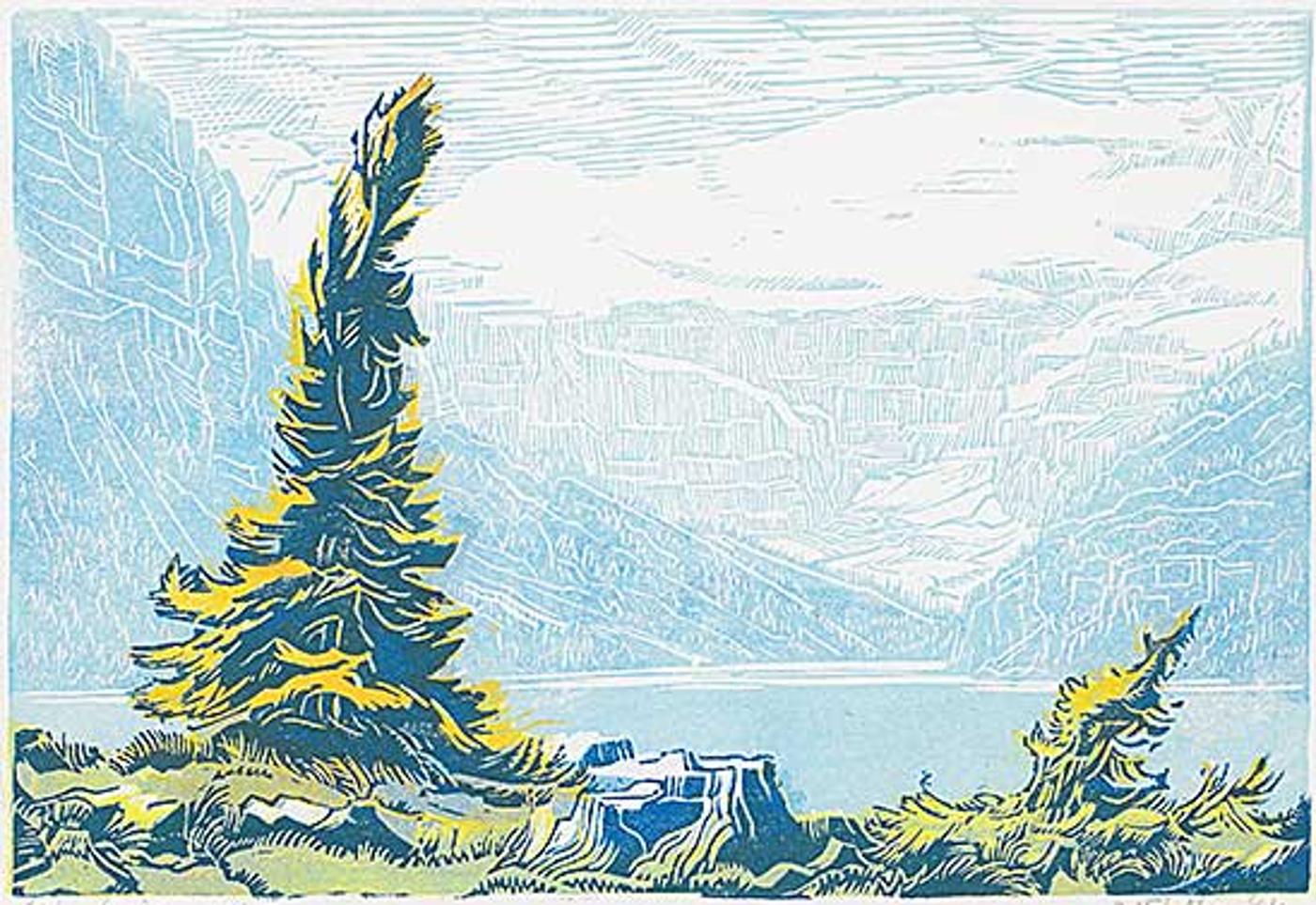 Margaret Dorothy Shelton (1915-1984) - Lake Louise #34/100