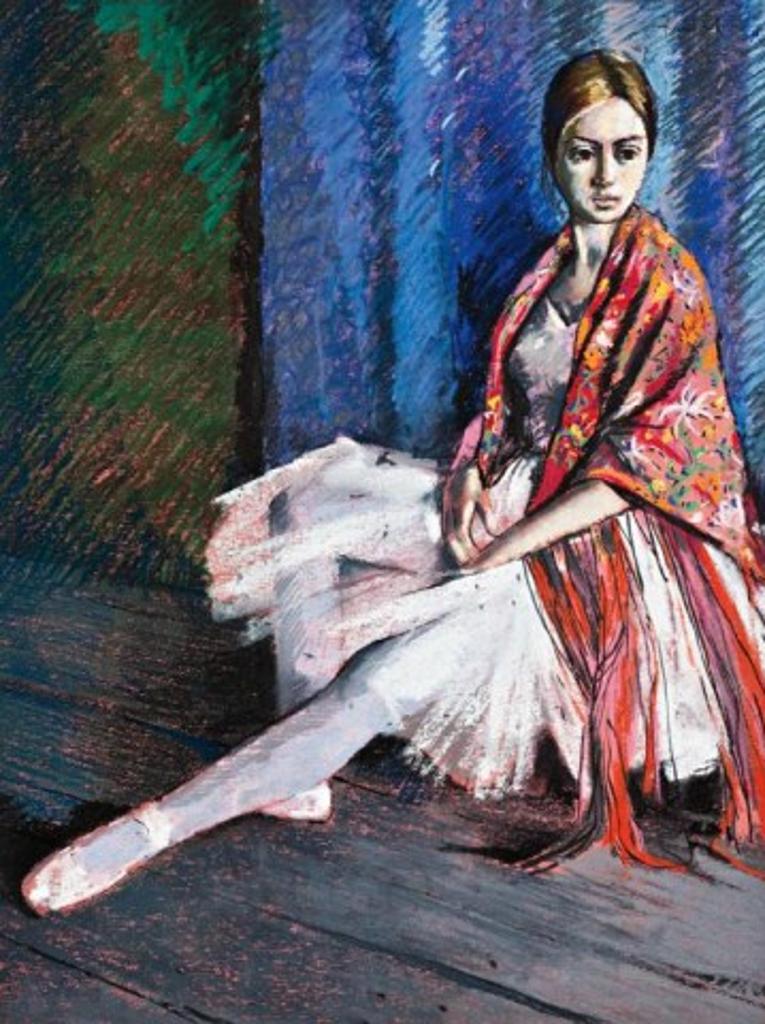 Frederick Joseph (Fred) Ross (1927-2014) - Dancer with Red Shawl