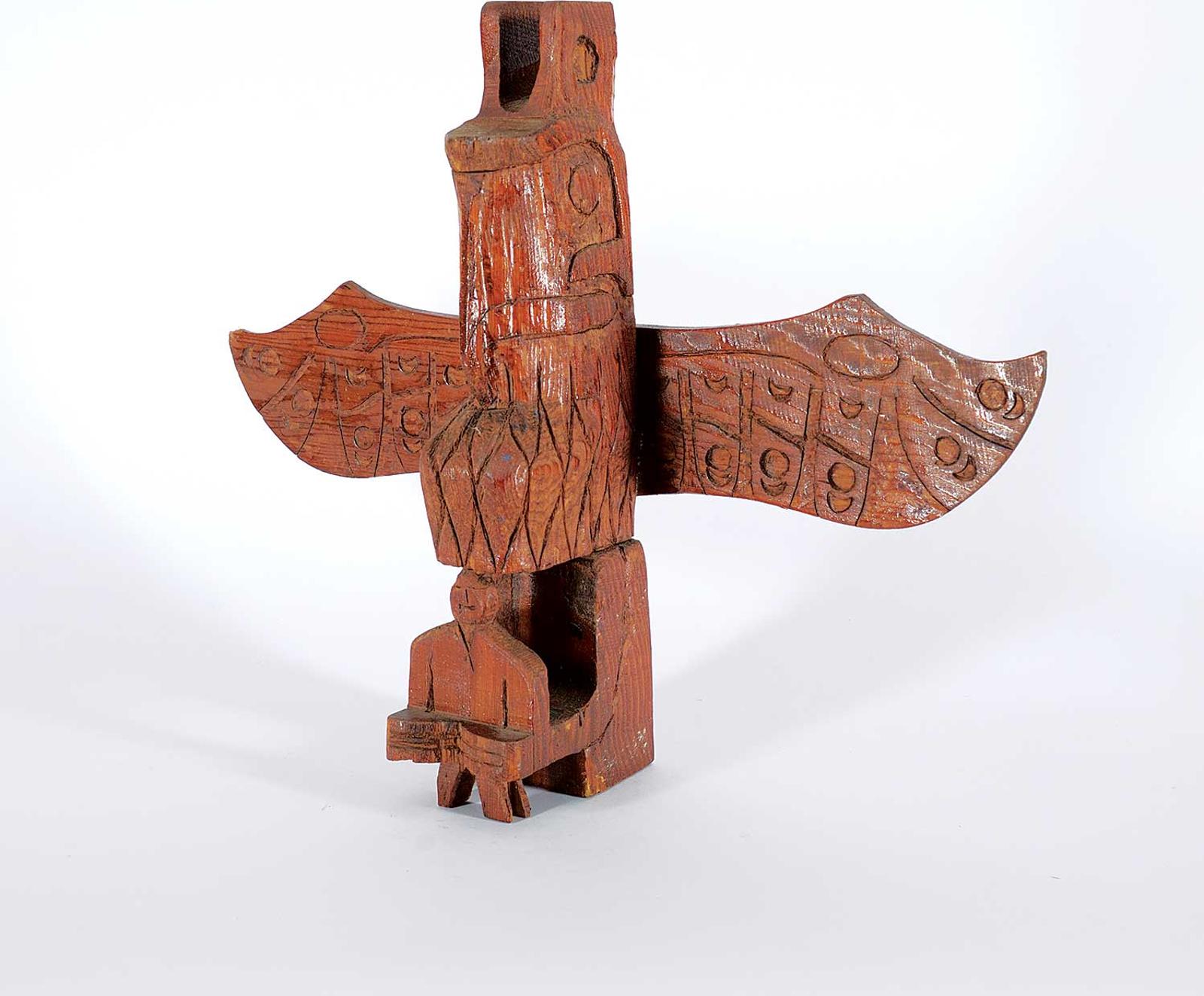 First Nations Basket School - Large Winged Totem