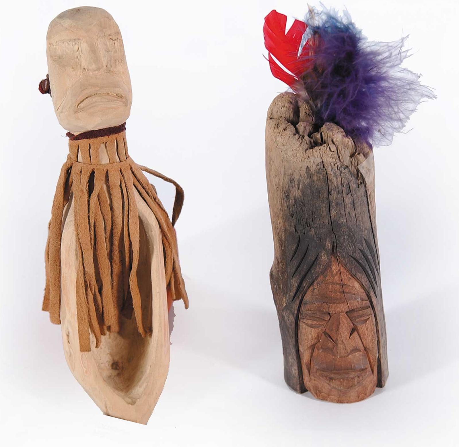 First Nations Basket School - Wooden Carvings