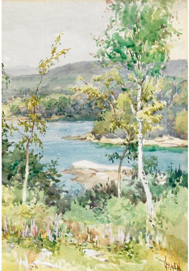 Robert Ford Gagen (1847-1926) - Landscape With Birch Tree