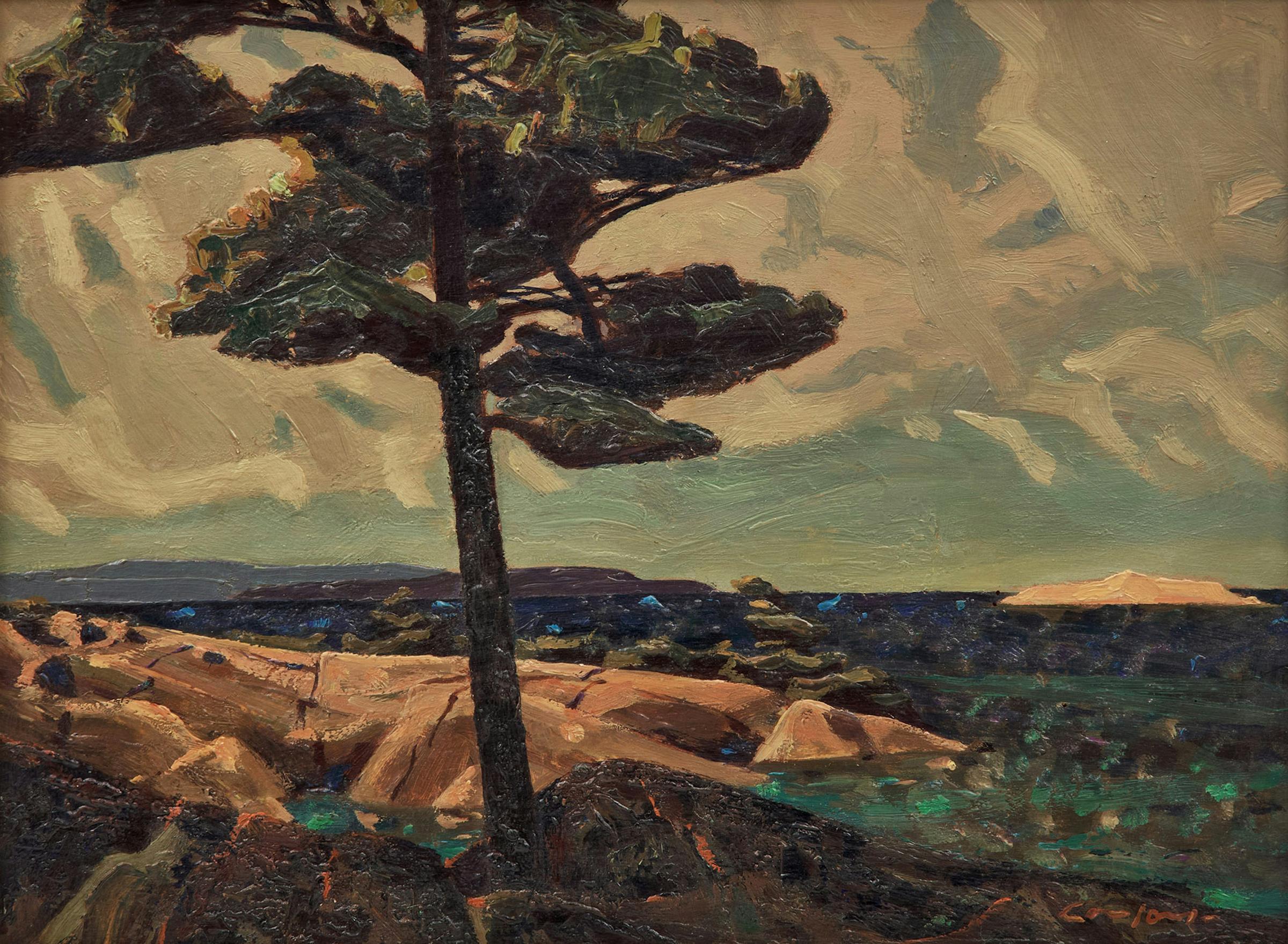 Charles Fraser Comfort (1900-1994) - The Lismer Tree, Georgian Bay