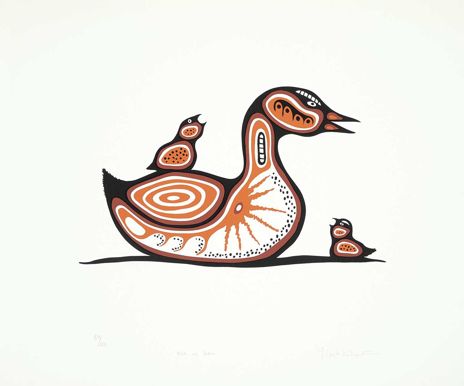 Lloyd Kakepetum (1958) - Duck and Babies  #69/120