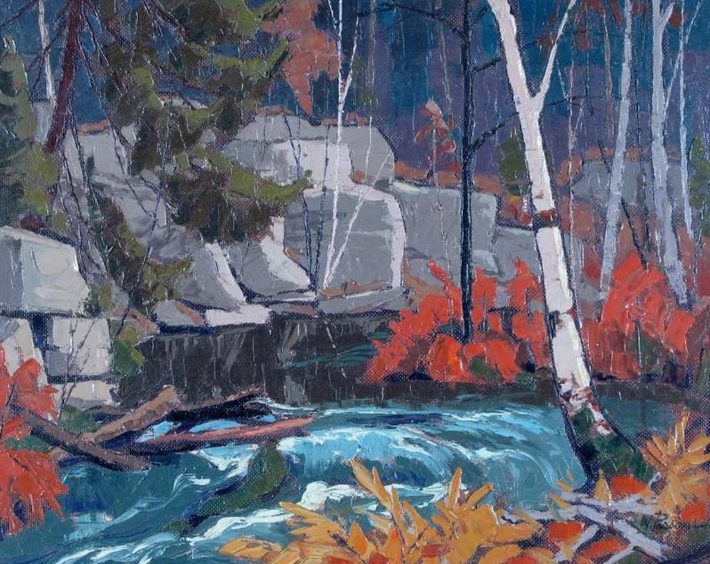 William (Bill) Parsons (1909-1982) - Woodland Stream, Off Buckslide River, Haliburton