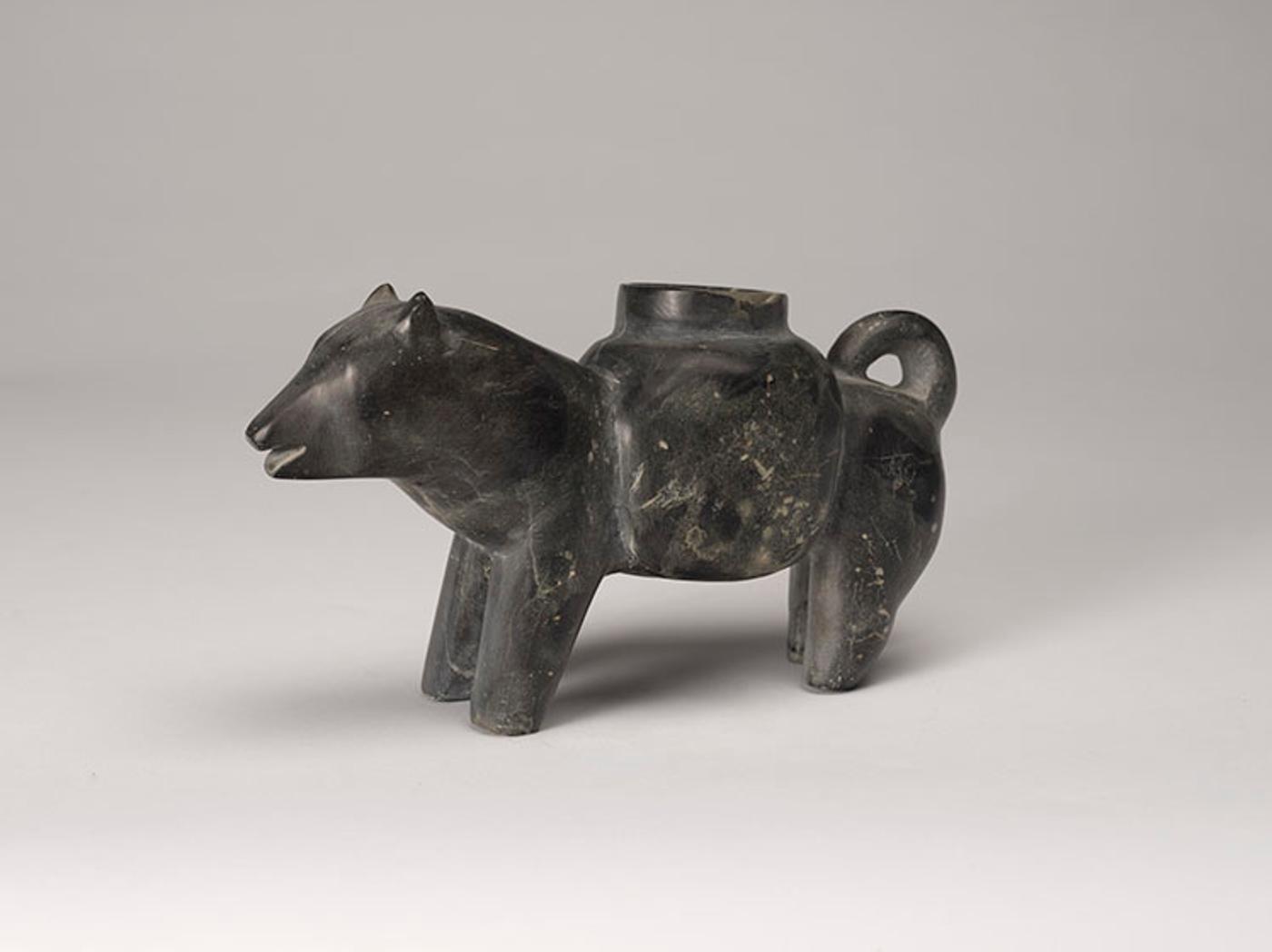Mary Yuusipik Singaqti (1936-2017) - Dog Carrying a Pack
