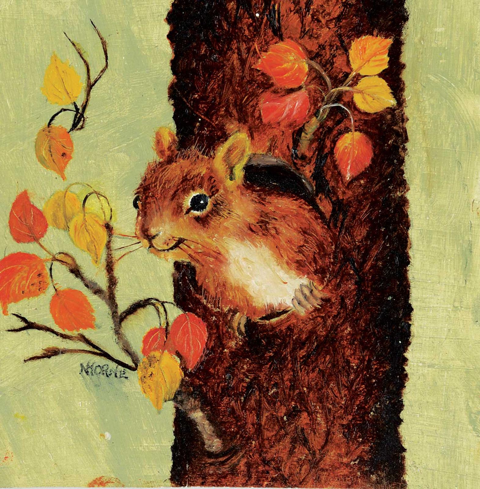 N. Horne - Untitled - Squirrel in a Tree