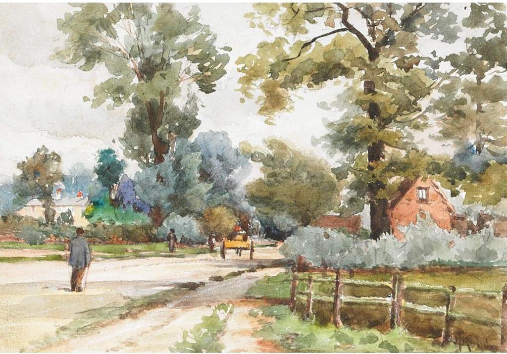 Joseph Thomas Rolph (1831-1916) - A Lane In Kent, England