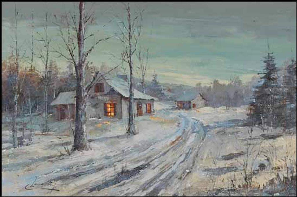 Claude Langevin (1942) - Nightfall, Quebec