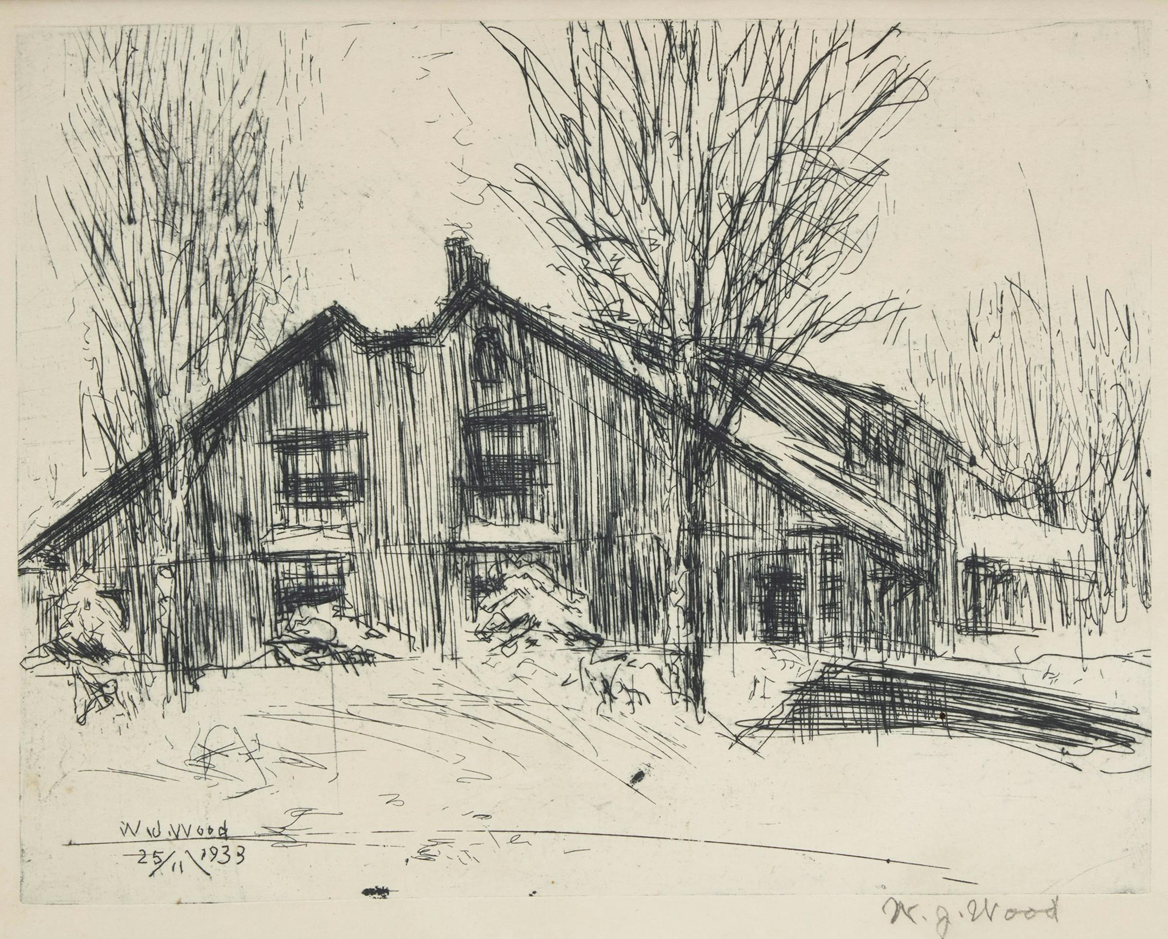 William John Wood (1877-1954) - Homestead, 1933