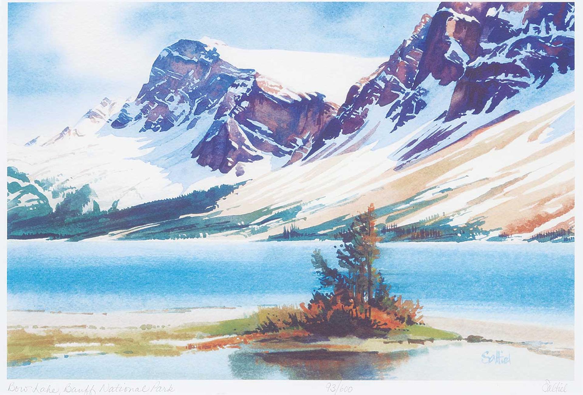 Alice Saltiel-Marshall (1948) - Bow Lake, Banff National Park  #93/600