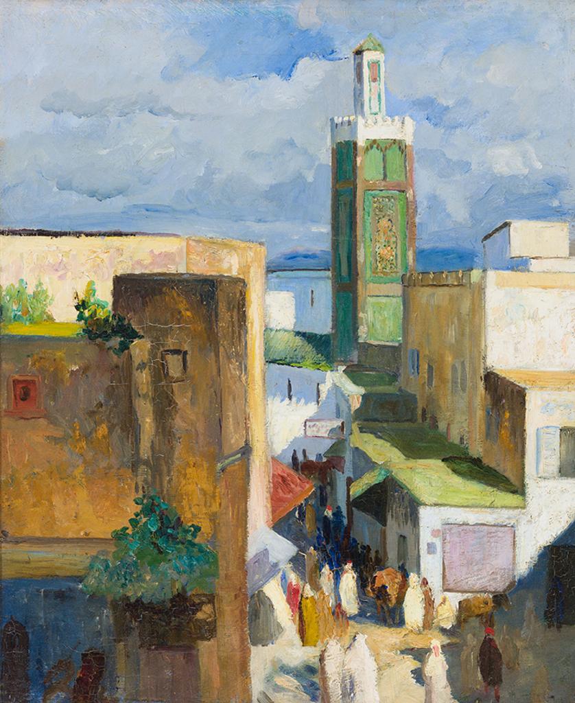Maurice Galbraith Cullen (1866-1934) - Street Scene in Tangiers