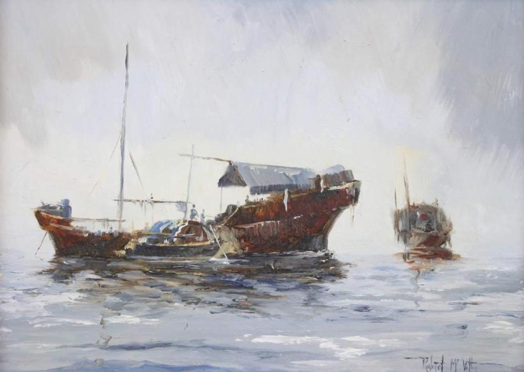 Robert McVittie (1935-2002) - Untitled - Japanese sampan
