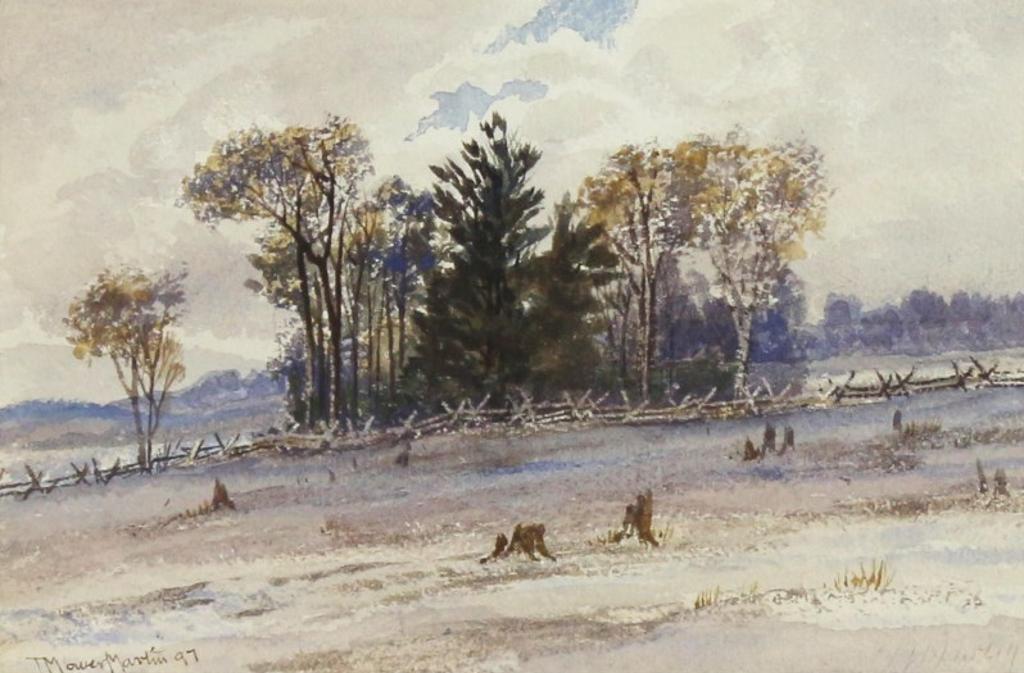 Thomas Mower Martin (1838-1934) - Autumn Landscape; 1897