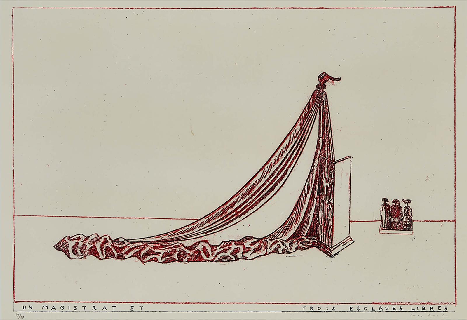 Max Ernst (1891-1976) - Paroles D'alfred Jarry), 1971 [spies & Leppien, 197 V]