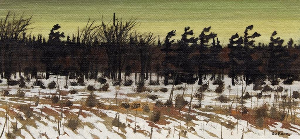 Bruno Joseph Bobak (1923-2012) - Winter Landscape