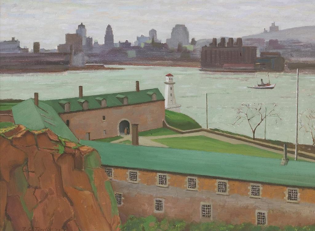 Frederick Bourchier Taylor (1906-1987) - Montreal From St. Helen's Island