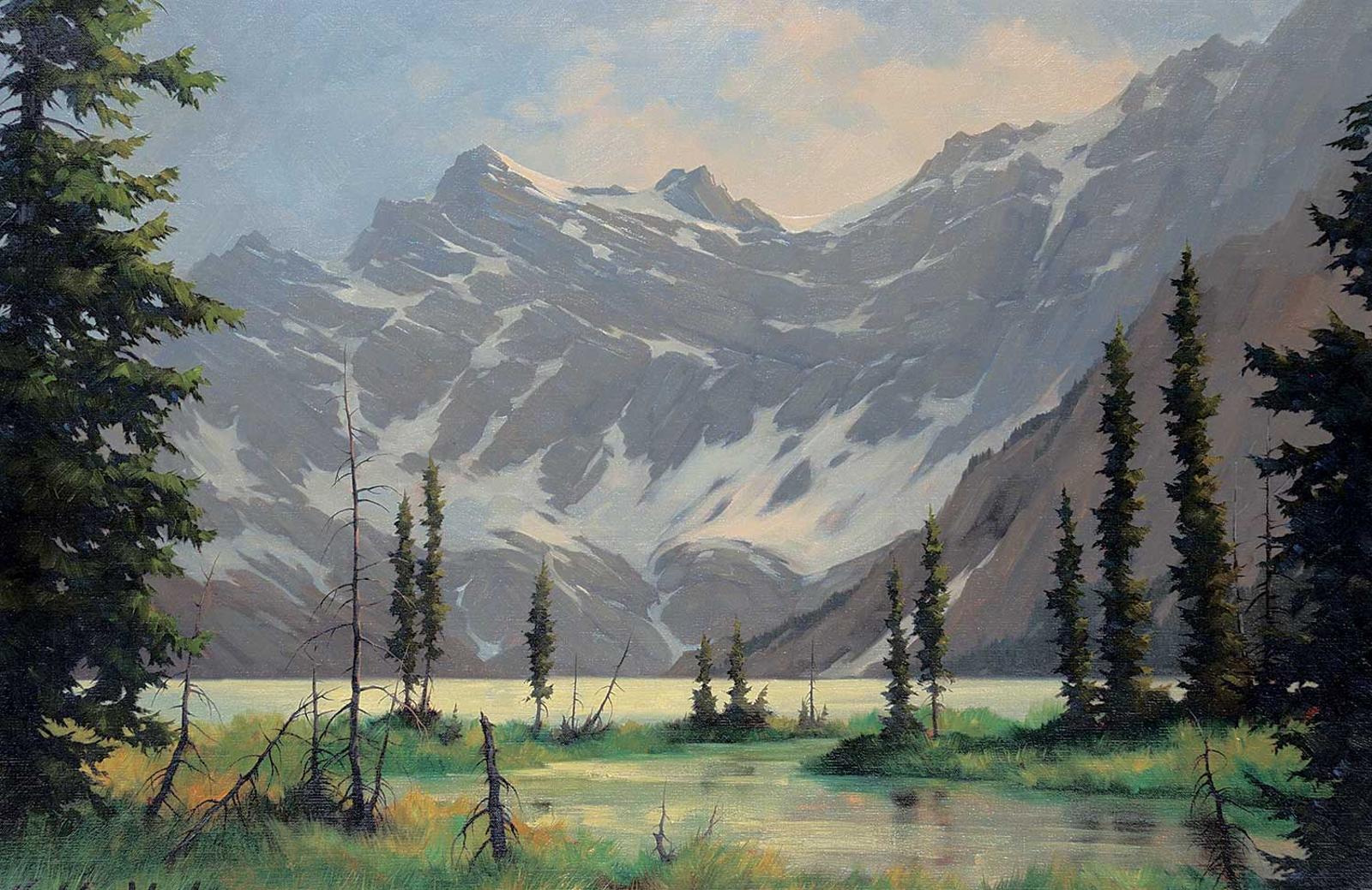 Karl E. Wood (1944-1990) - Chephren Lake, Banff Nat'l Park