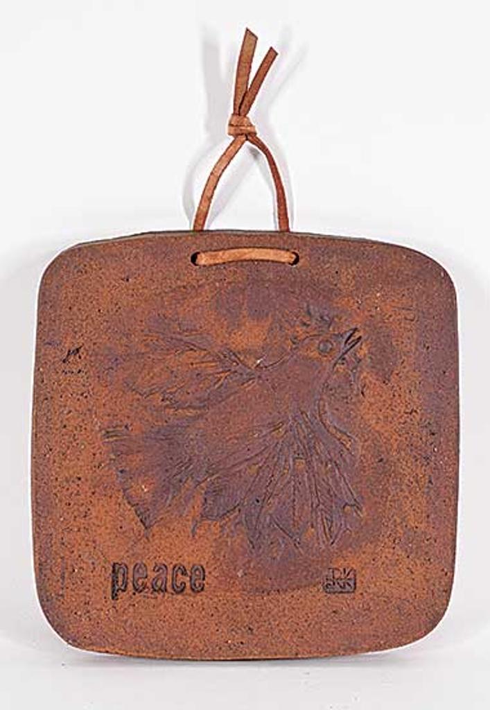 Edward Drahanchuk (1939) - Untitled - Hanging Peace Plaque