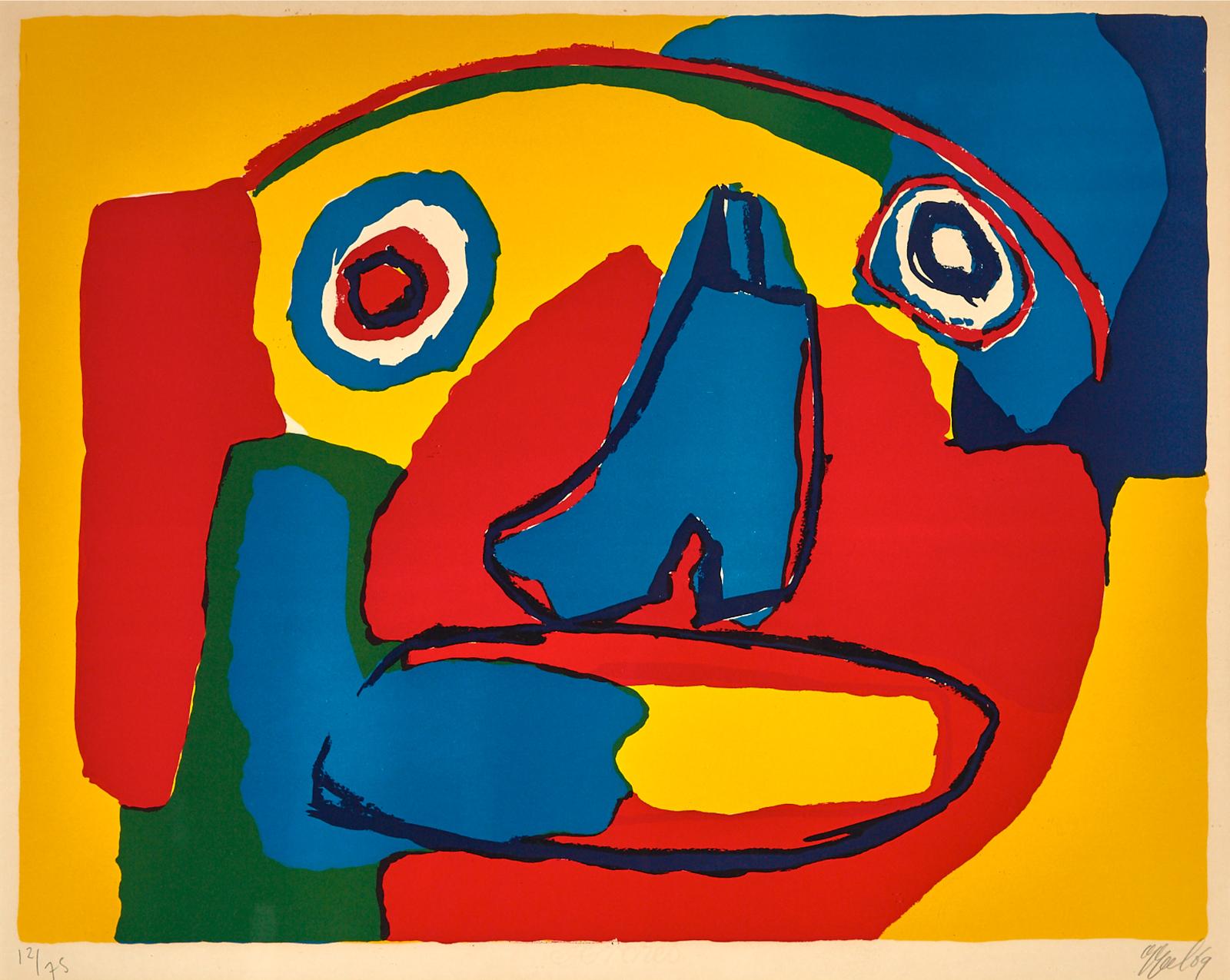 Karel Appel (1921-2006) - VISAGE, 1969